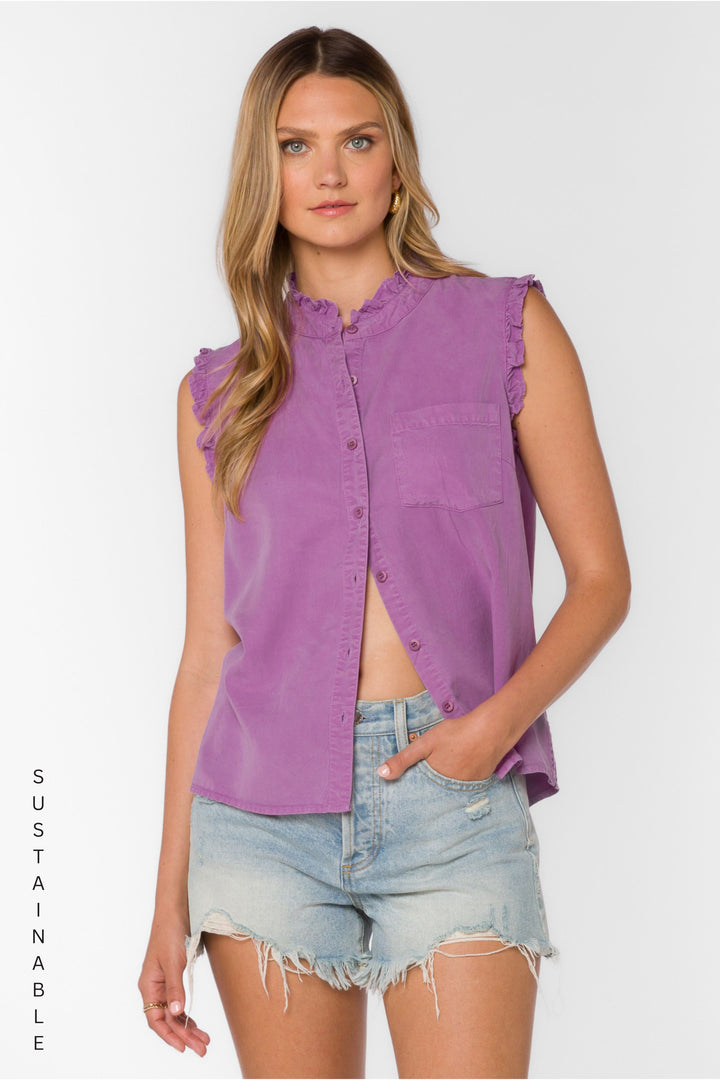 Dana Lavender Bloom Shirt