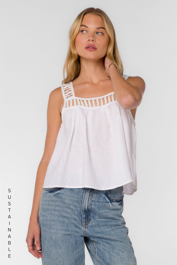 Keva Optic White Top