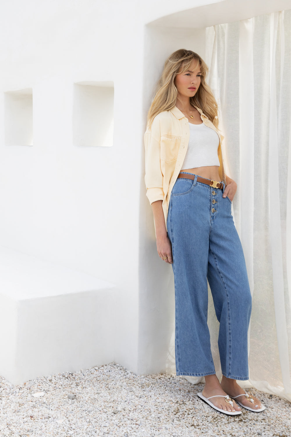 Braxton Chamomile Shirt - Tops - Velvet Heart Clothing