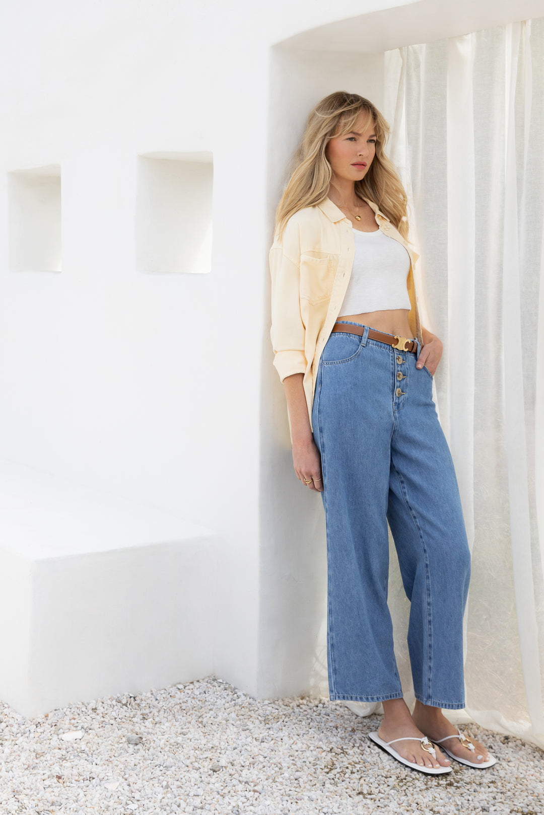 Braxton Chamomile Shirt - Tops - Velvet Heart Clothing