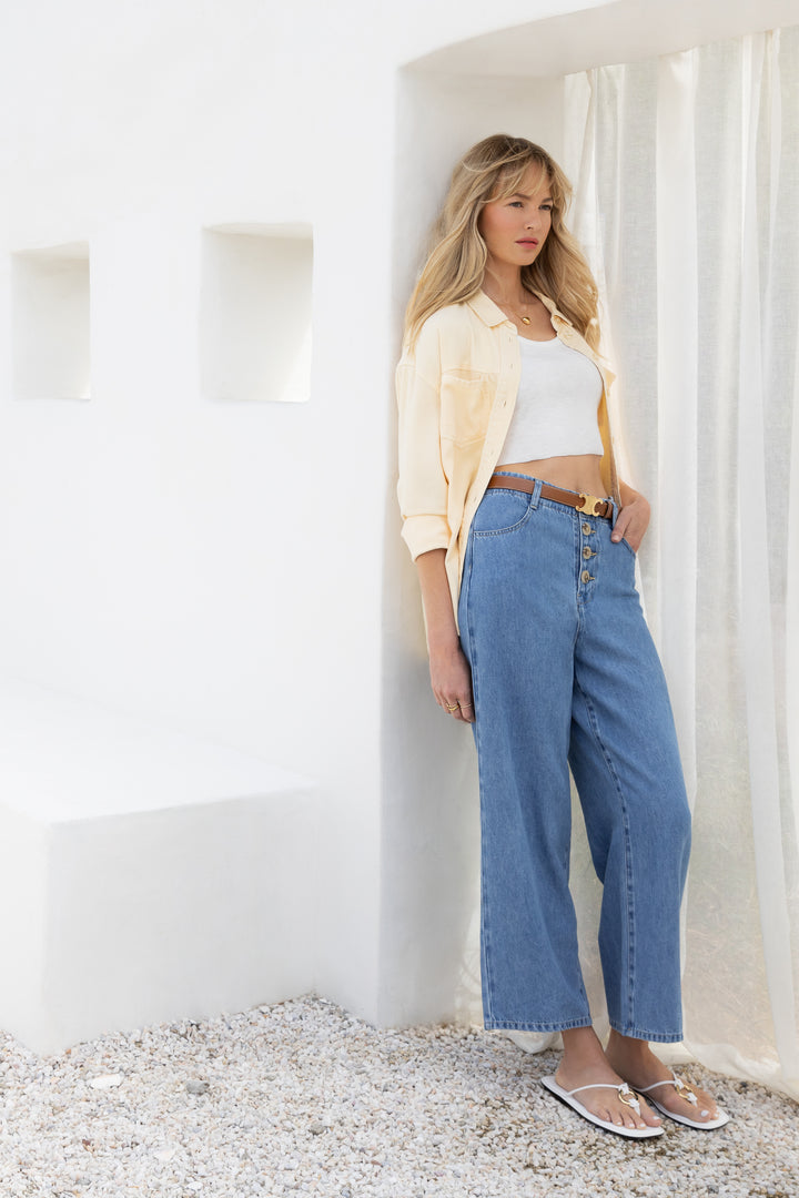 Braxton Chamomile Shirt - Tops - Velvet Heart Clothing