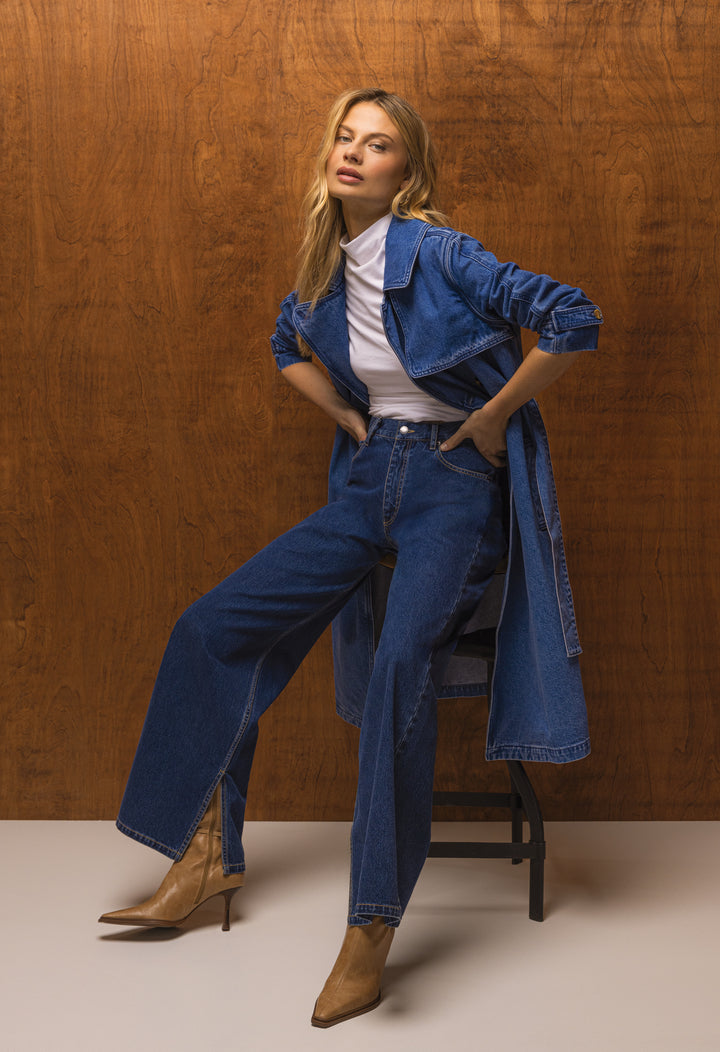 Banks Sienna Blue Trench Coat