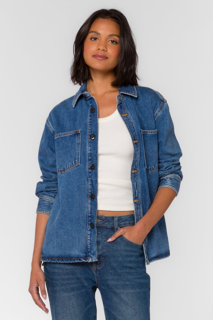 Bandita Classic Indigo Jacket - Jackets & Outerwear - Velvet Heart Clothing