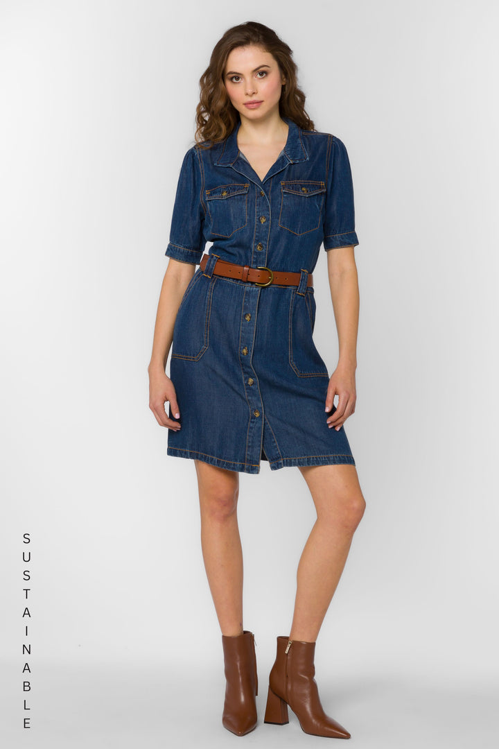 Cassius Danica Blue Dress