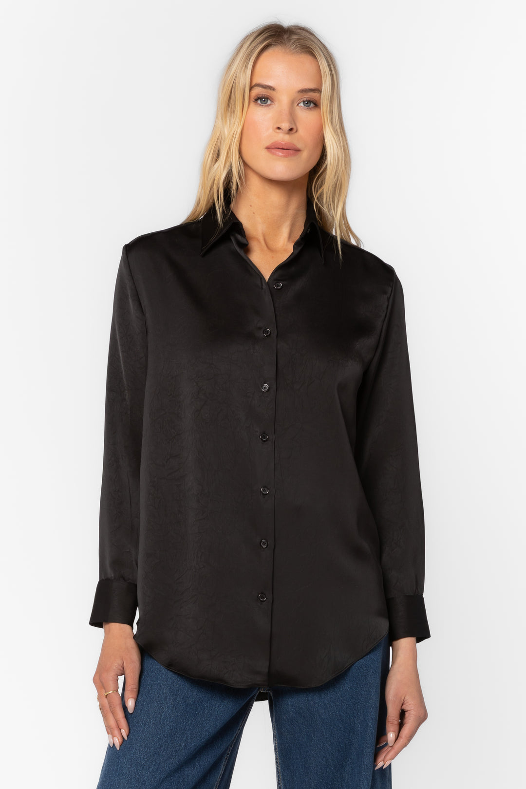 Adelynn Black Shirt - Tops - Velvet Heart Clothing