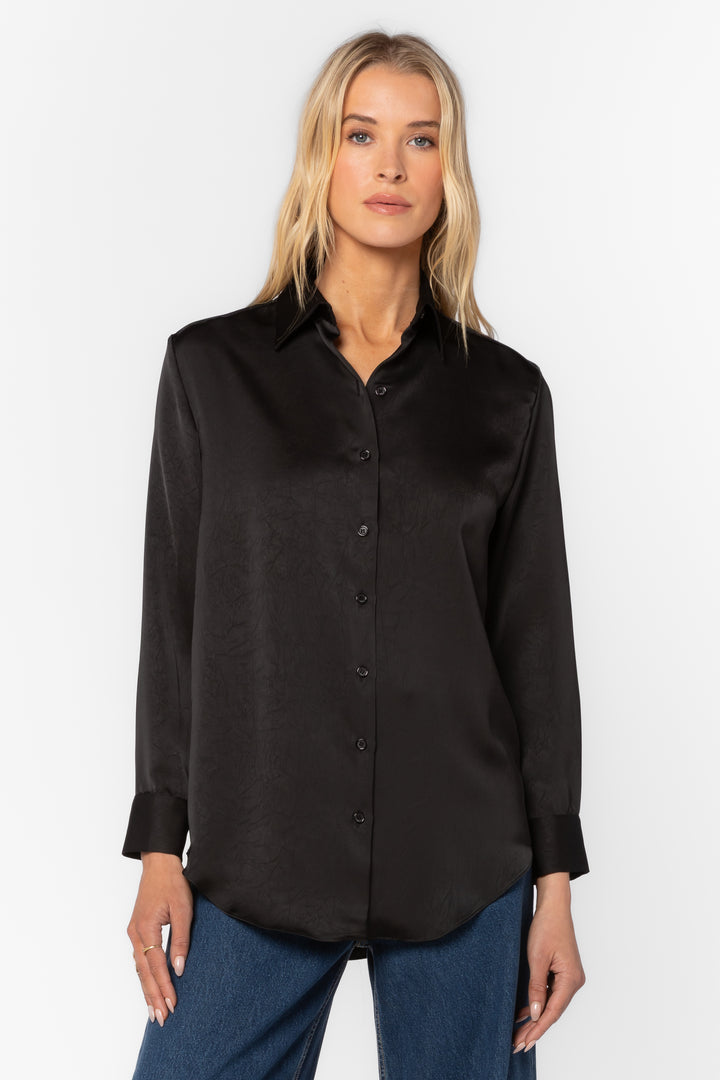 Adelynn Black Shirt - Tops - Velvet Heart Clothing