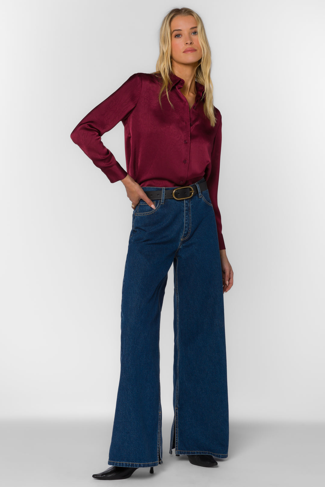 Adelynn Pinot Noir Shirt