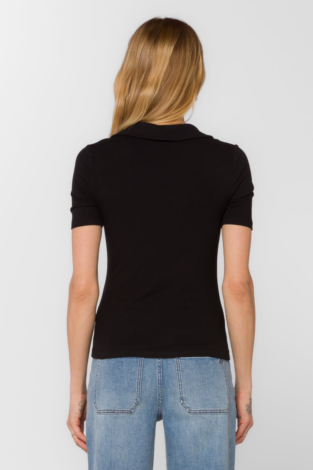 Adrianna Black Tee