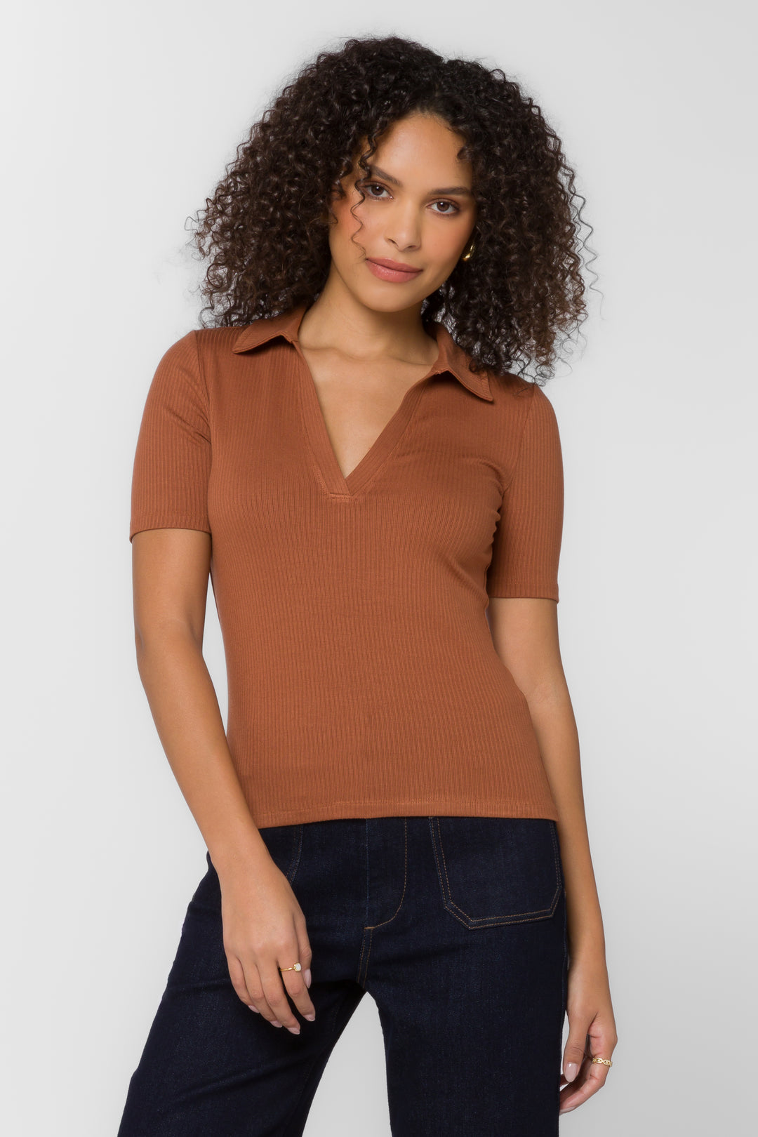 Adrianna Chocolate Tee