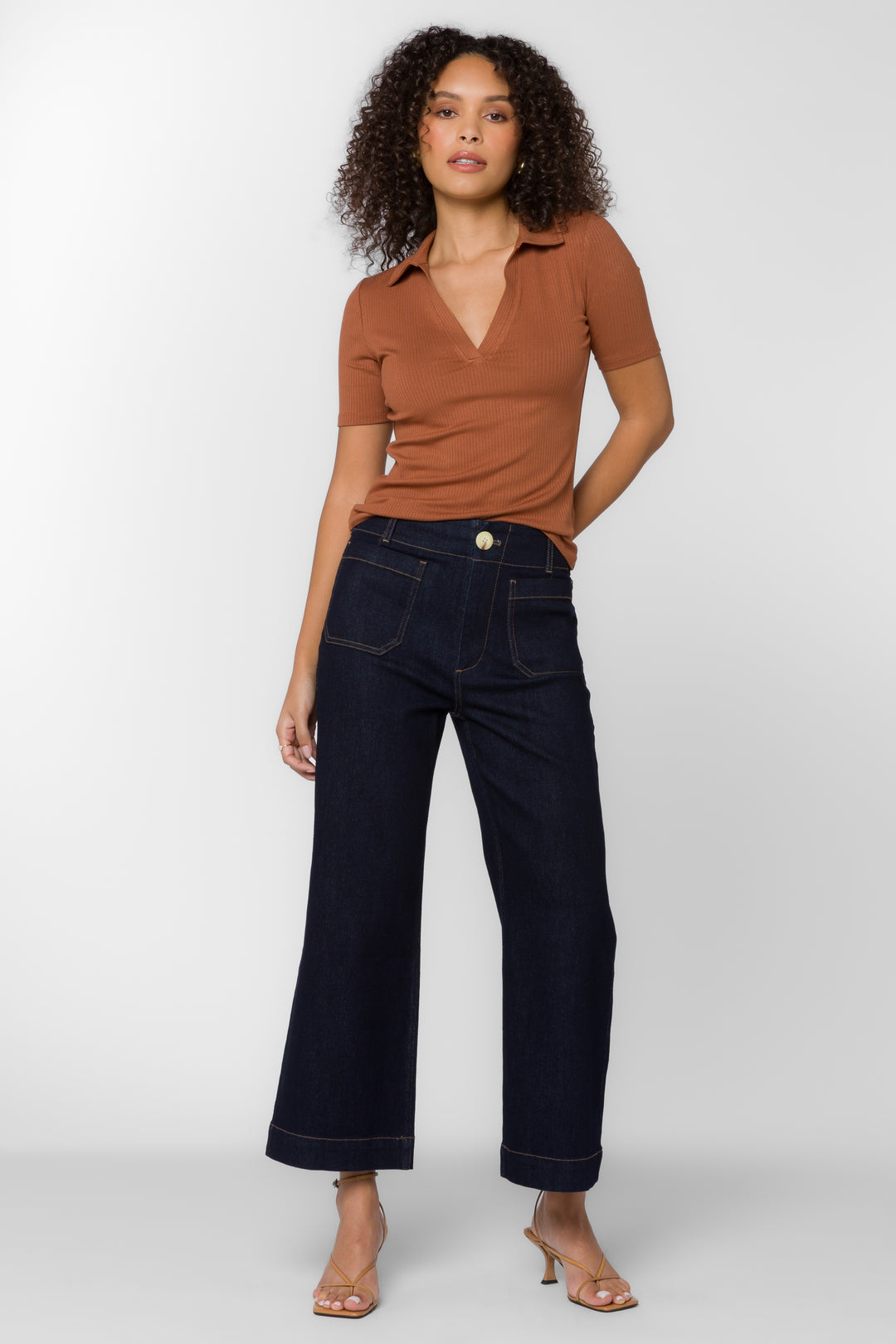 Adrianna Chocolate Tee