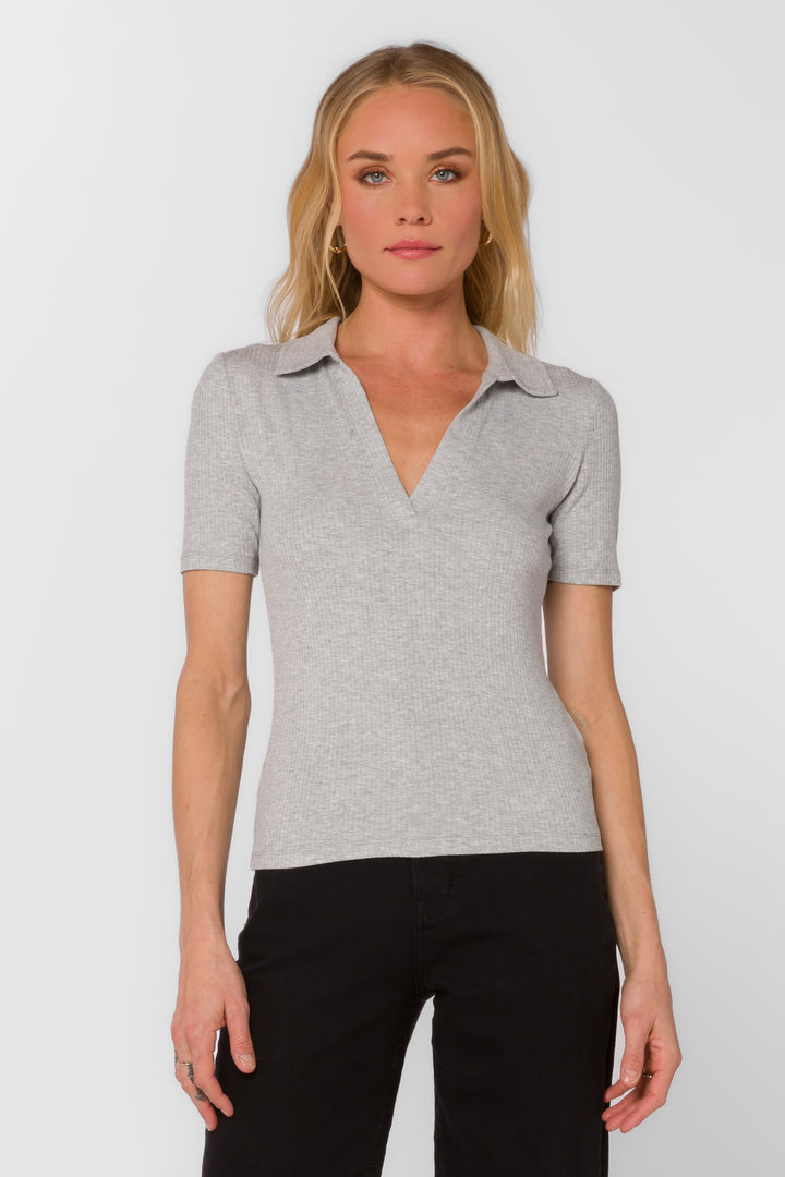 Adrianna Grey Tee