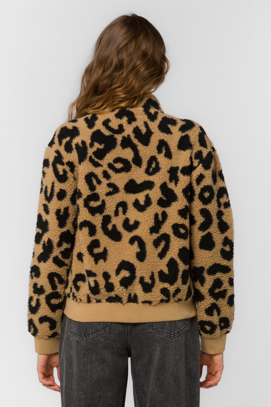 Aggie Cheetah Fuzz Jacket