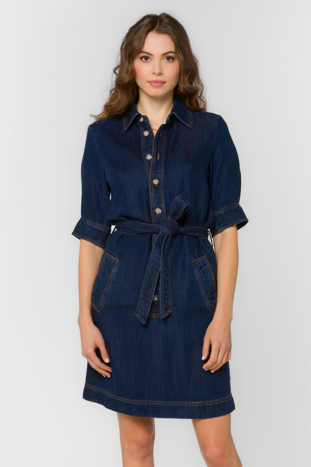 Alabama Raw Blue Dress