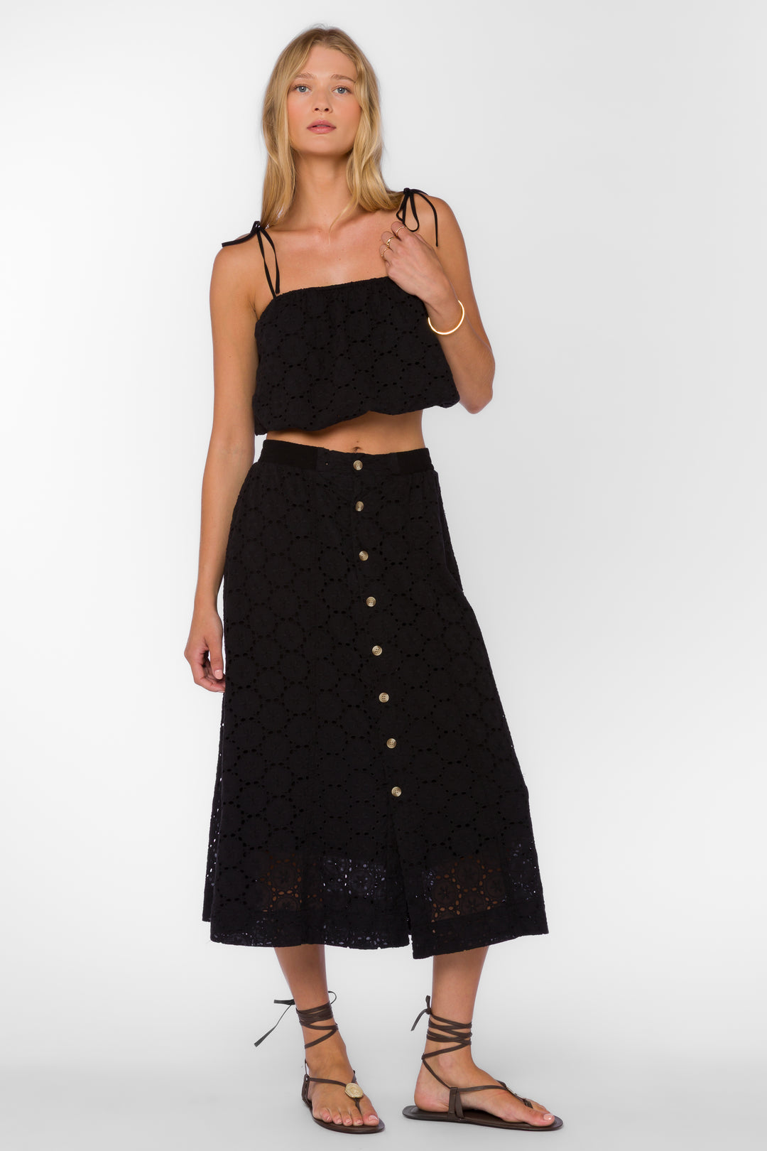 Allura Black Skirt - Bottoms - Velvet Heart Clothing