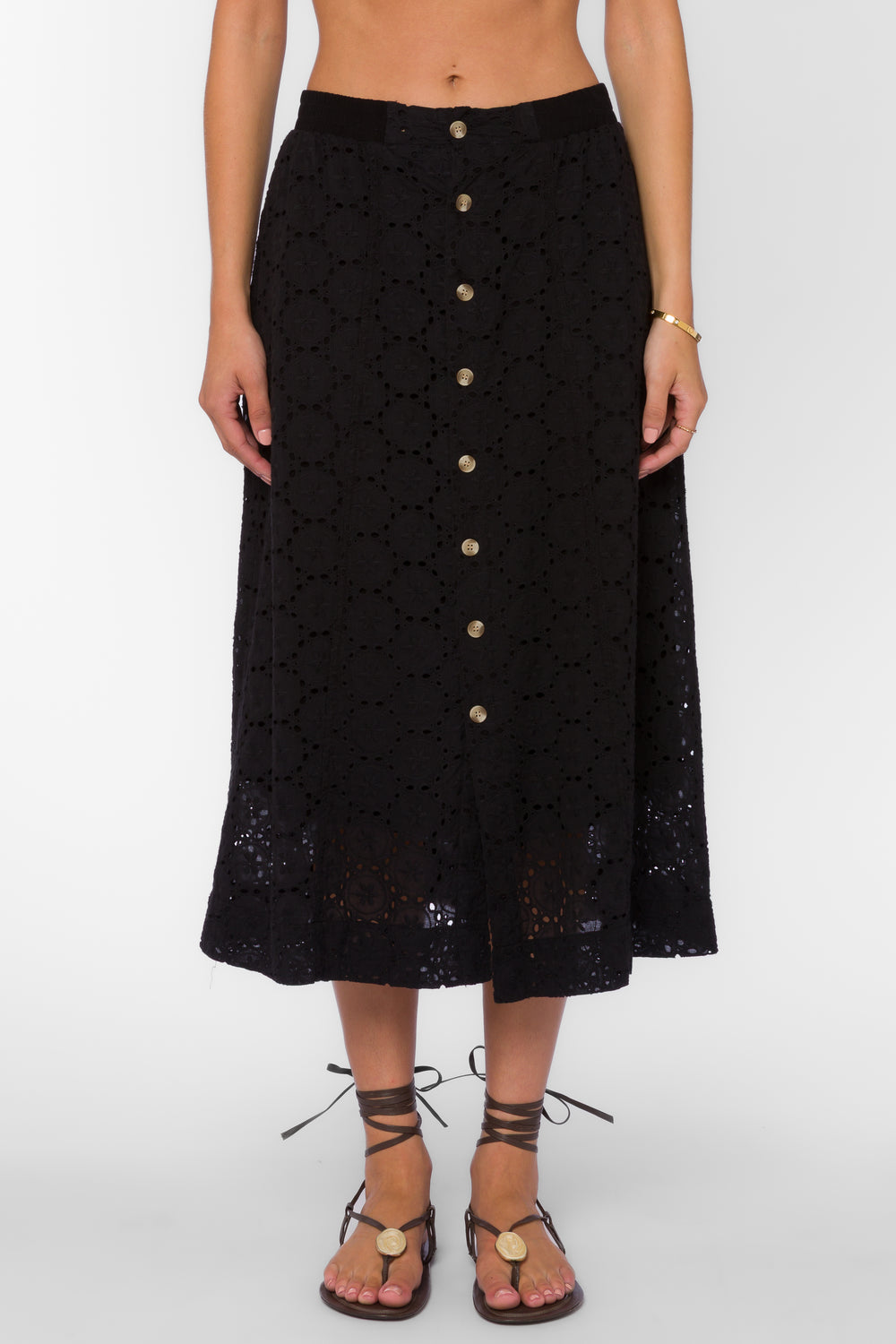 Allura Black Skirt - Bottoms - Velvet Heart Clothing