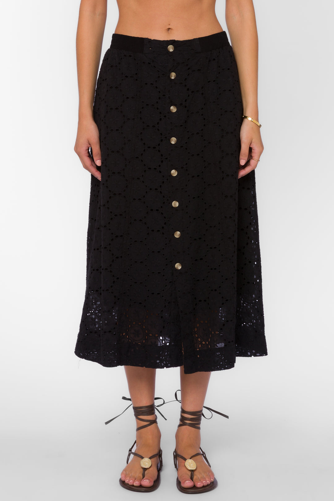 Allura Black Skirt - Bottoms - Velvet Heart Clothing