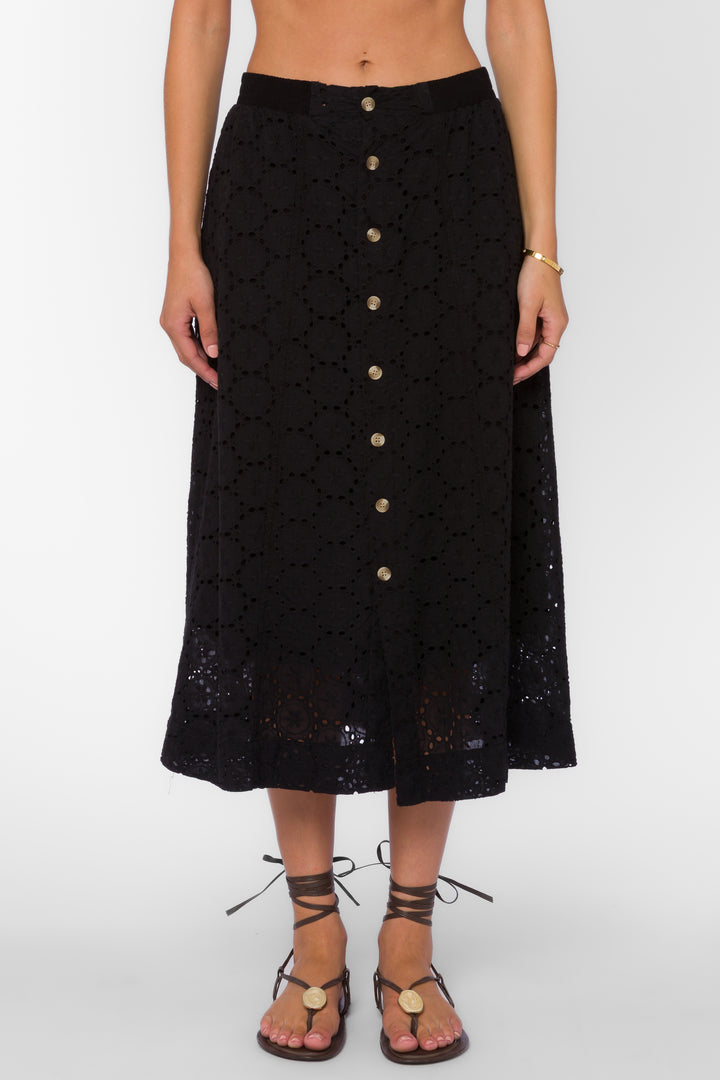 Allura Black Skirt - Bottoms - Velvet Heart Clothing