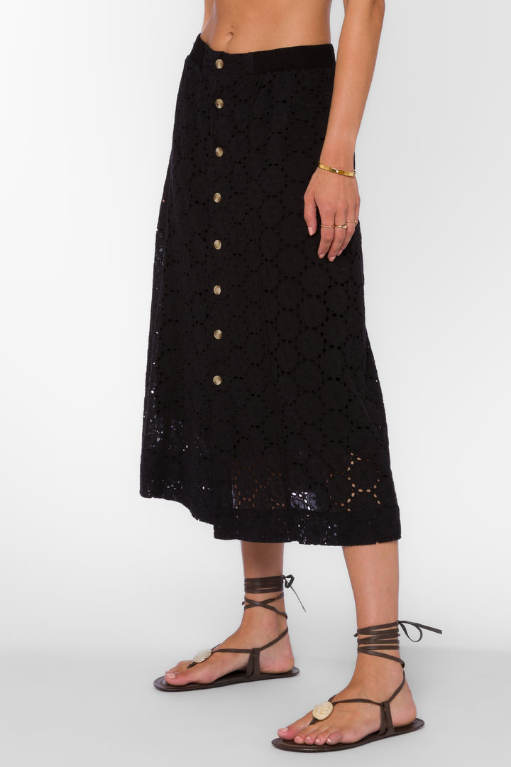 Allura Black Skirt - Bottoms - Velvet Heart Clothing