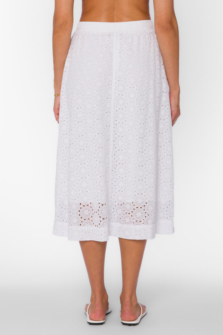 Allura Optic White Skirt - Bottoms - Velvet Heart Clothing