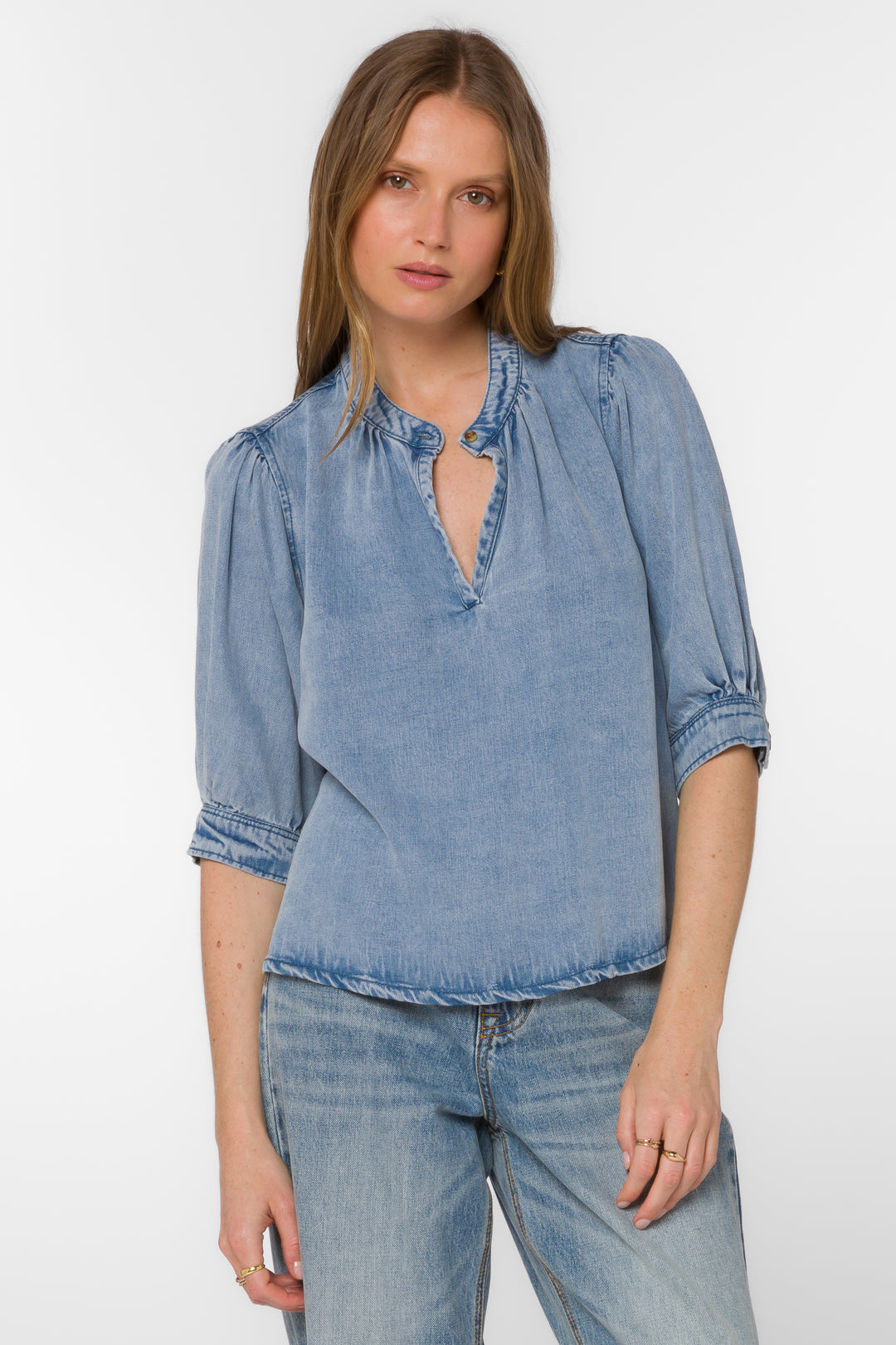 Almafi Light Skyfall Top - Tops - Velvet Heart Clothing