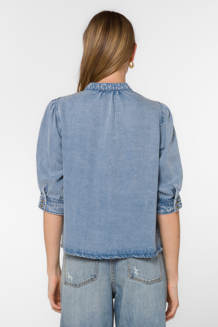 Almafi Light Skyfall Top - Tops - Velvet Heart Clothing