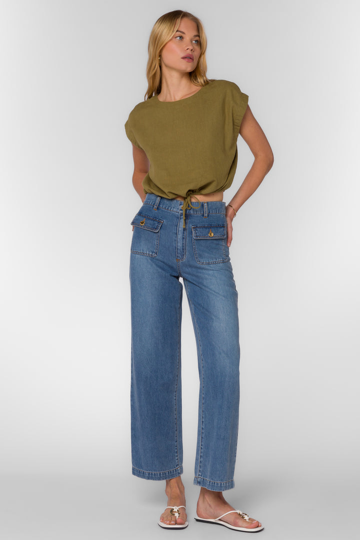 Aluna Olive Top