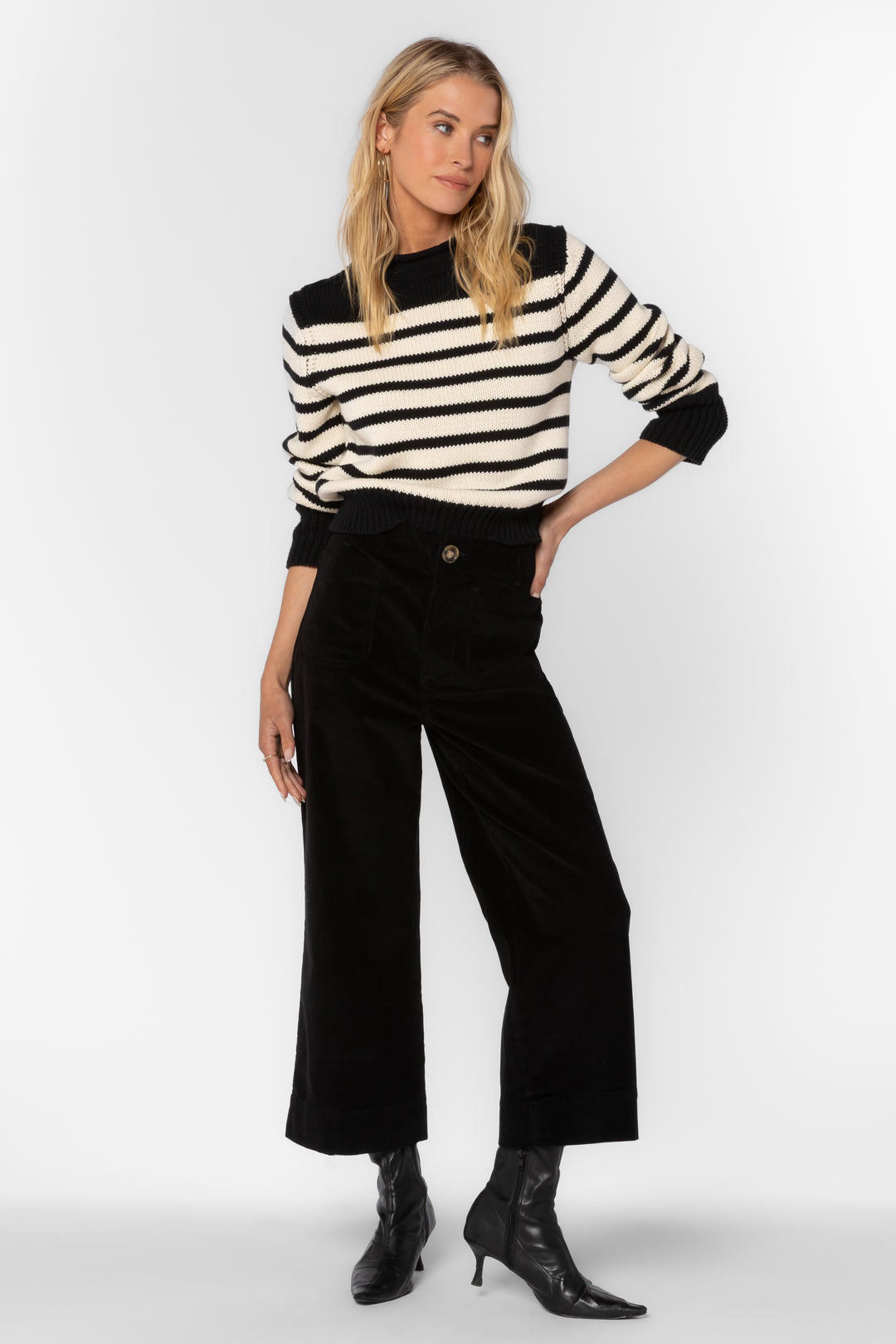 Alyx Black Corduroy Pants - Pants - Velvet Heart Clothing