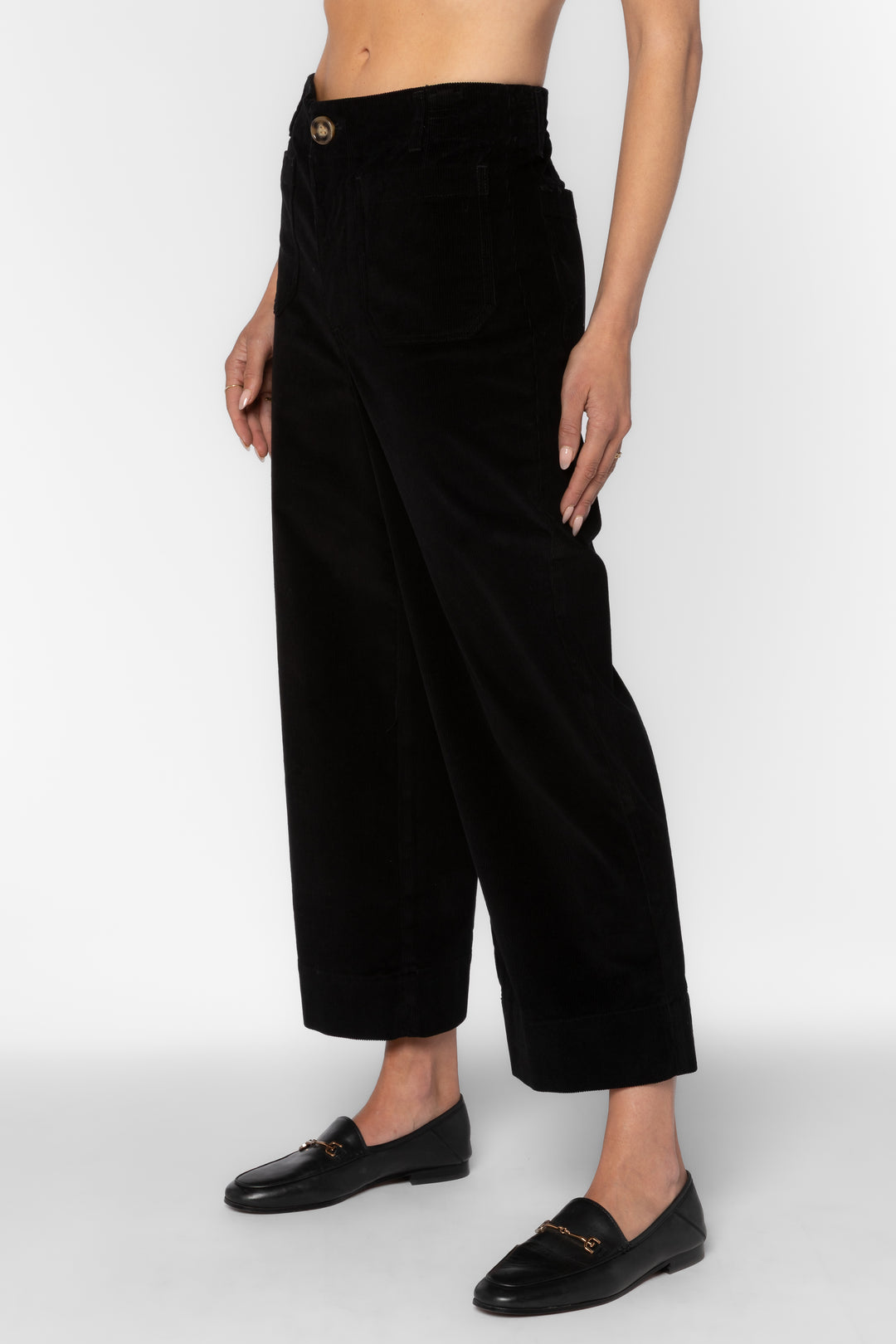 Alyx Black Corduroy Pants - Pants - Velvet Heart Clothing