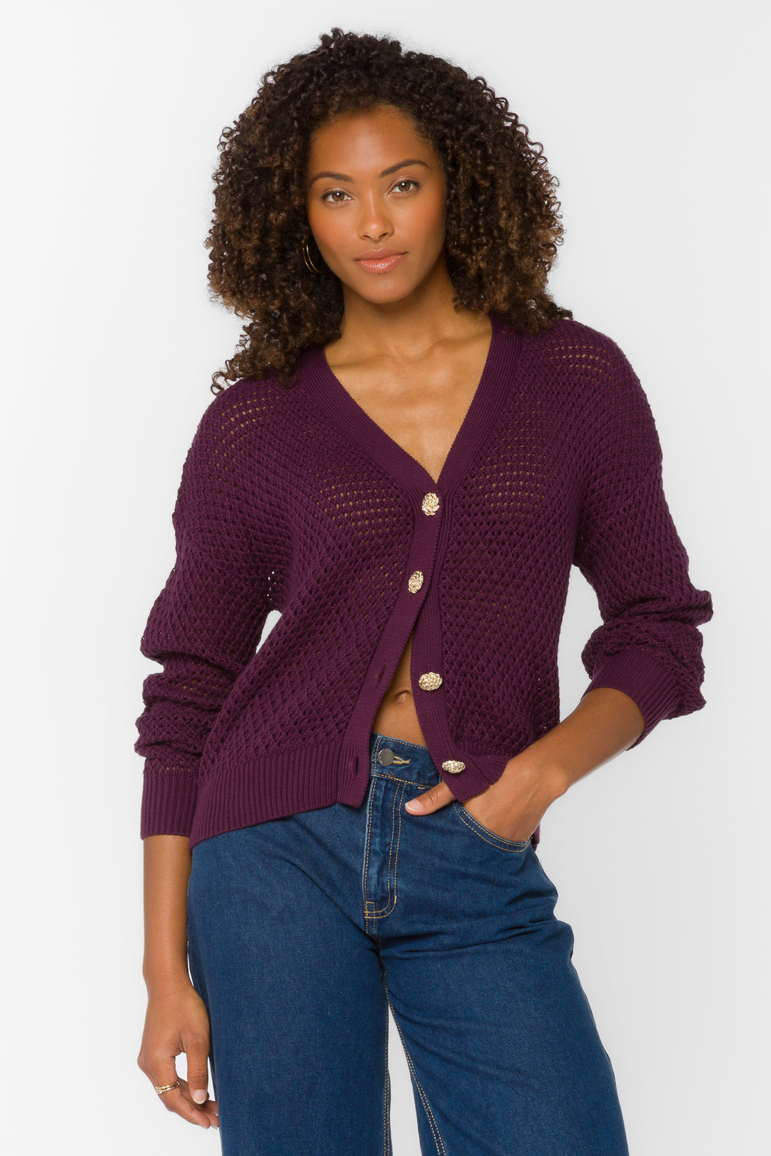Aris Malbec Cardigan - Sweaters - Velvet Heart Clothing