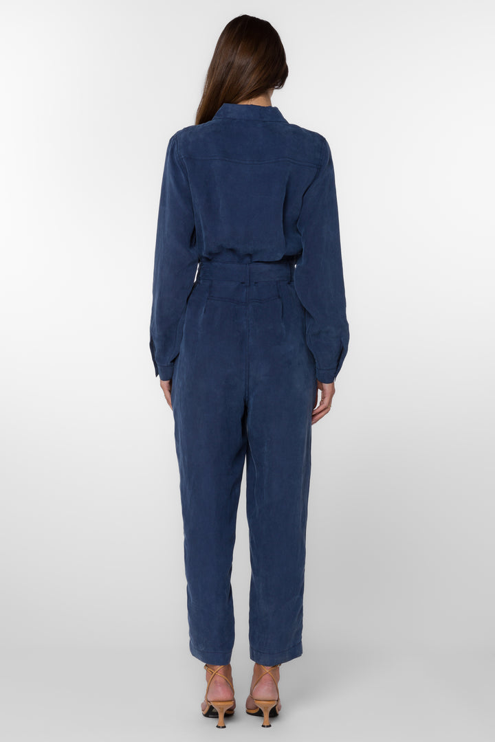 Arkin Navy Jumpsuit - Jumpsuits & Rompers - Velvet Heart Clothing