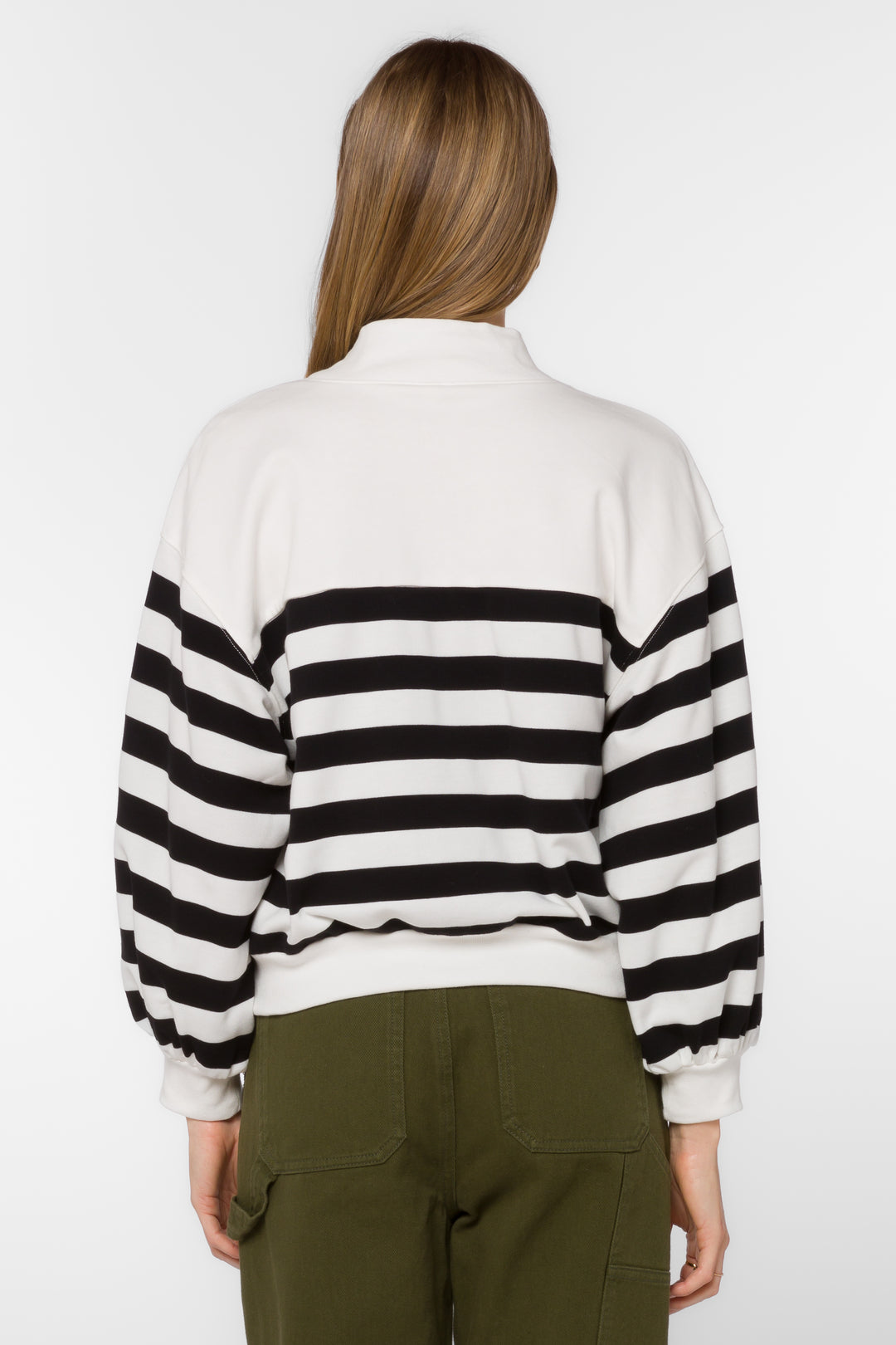 Arwen Black Stripe Sweatshirt - Sweaters - Velvet Heart Clothing