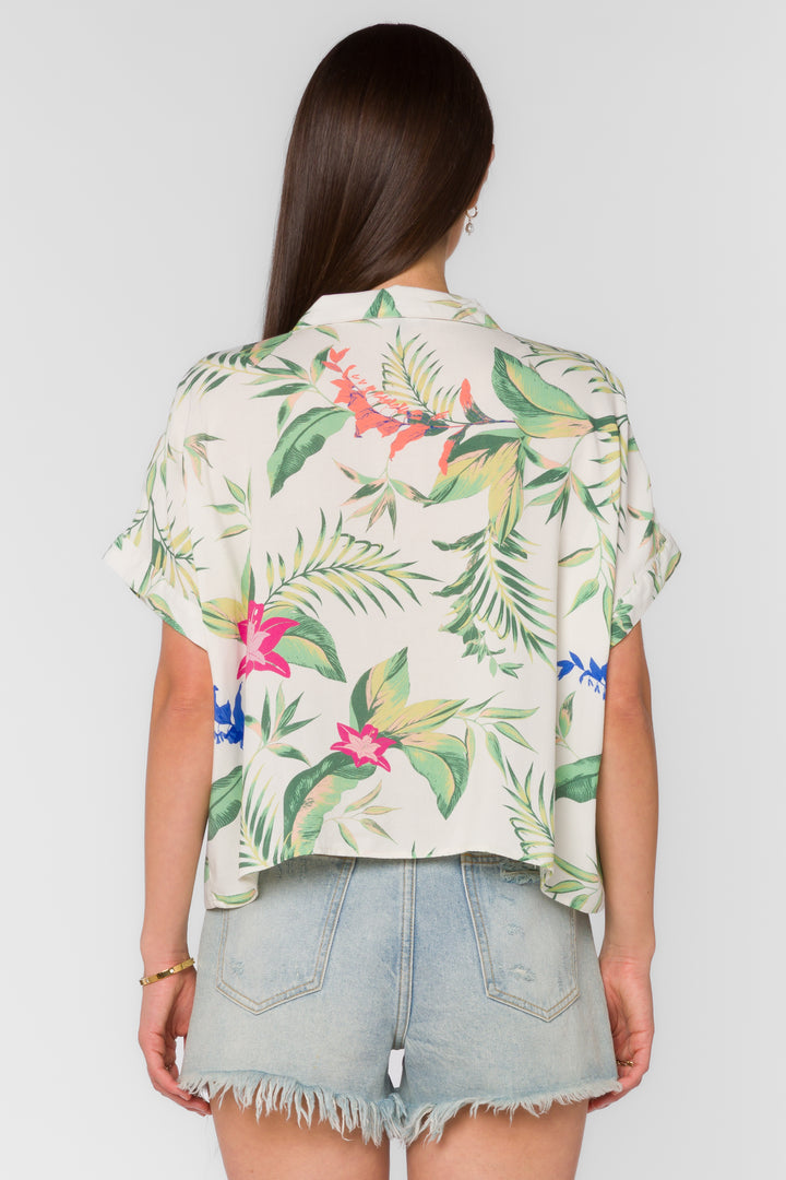 Bane Tropical Jungle Shirt - Tops - Velvet Heart Clothing