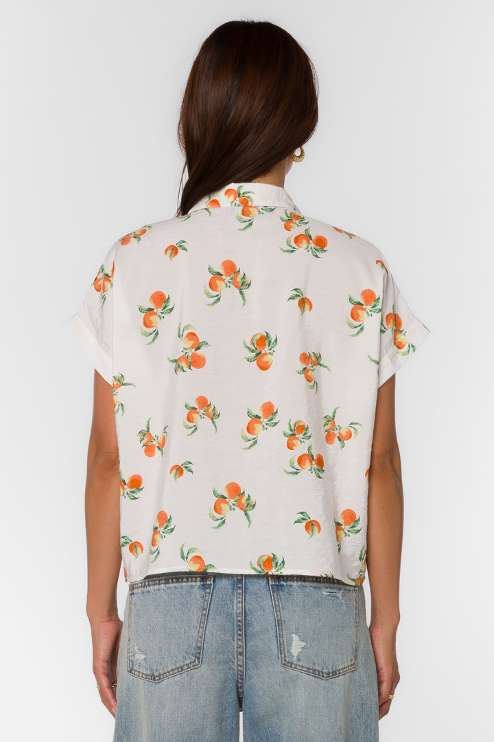 Bane Peach Fields Shirt - Tops - Velvet Heart Clothing