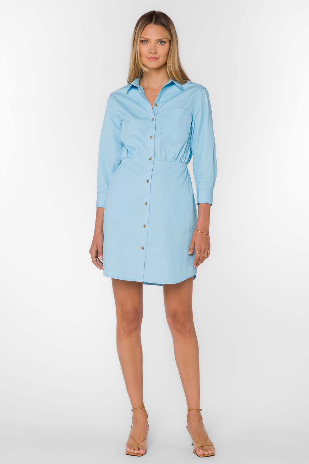Barnett Cool Blue Dress - Dresses - Velvet Heart Clothing