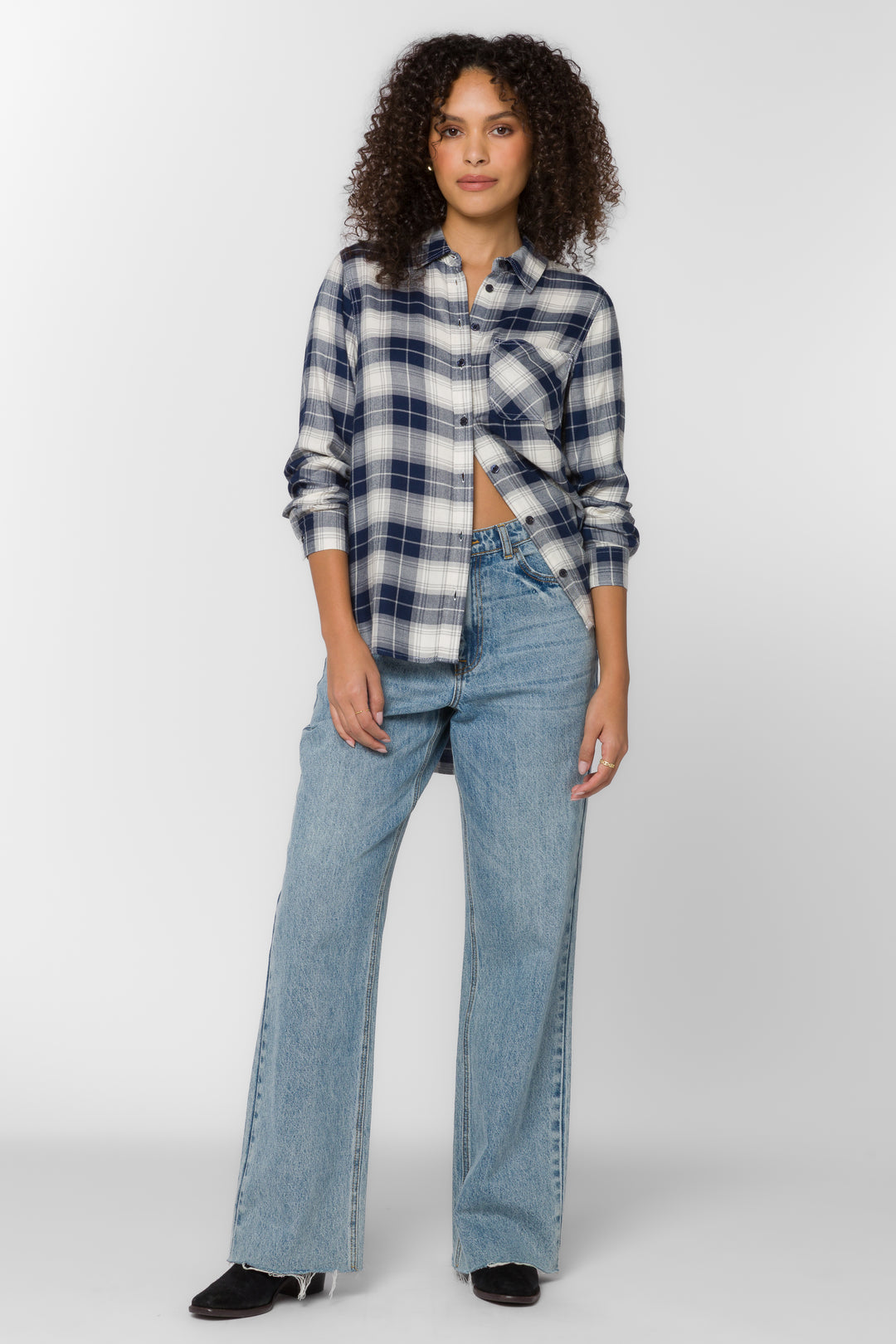 Bennett Blue Plaid Shirt