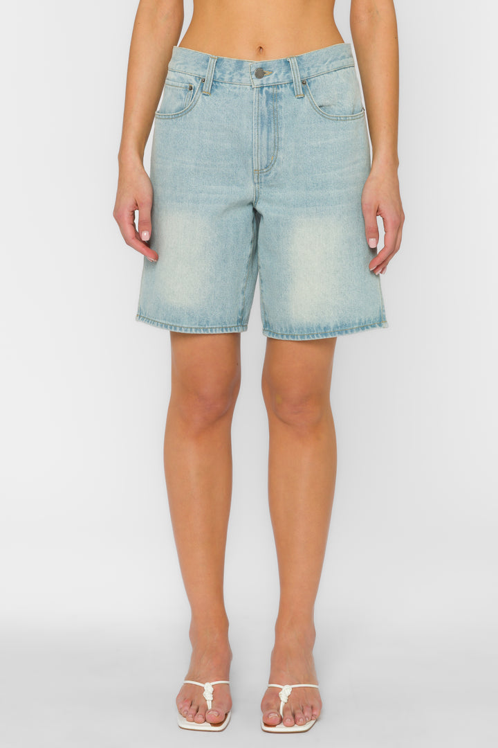 Beta Icy Blue Shorts - Bottoms - Velvet Heart Clothing