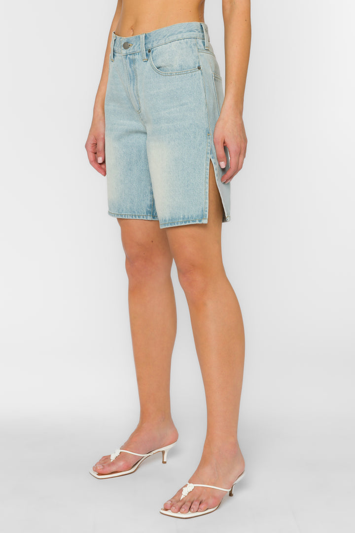Beta Icy Blue Shorts - Bottoms - Velvet Heart Clothing
