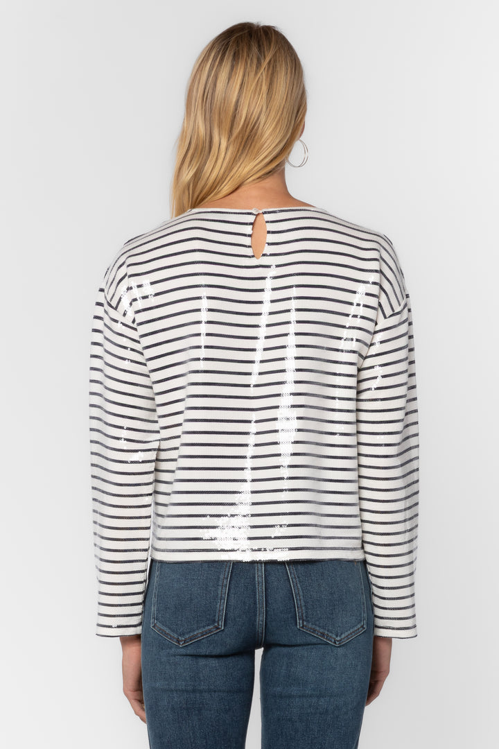 Biata Breton Stripe Top - Tops - Velvet Heart Clothing