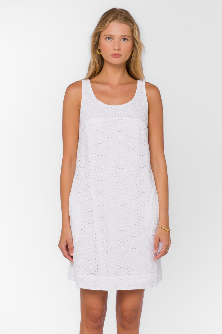 Blakely Optic White Dress - Dresses - Velvet Heart Clothing