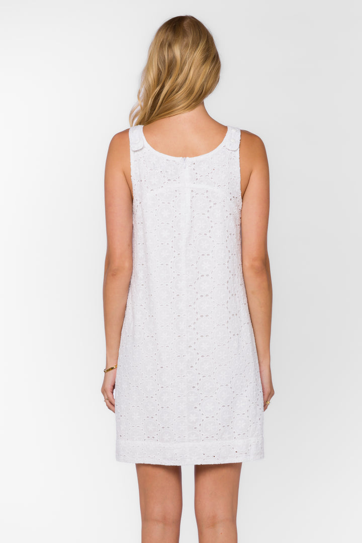 Blakely Optic White Dress - Dresses - Velvet Heart Clothing