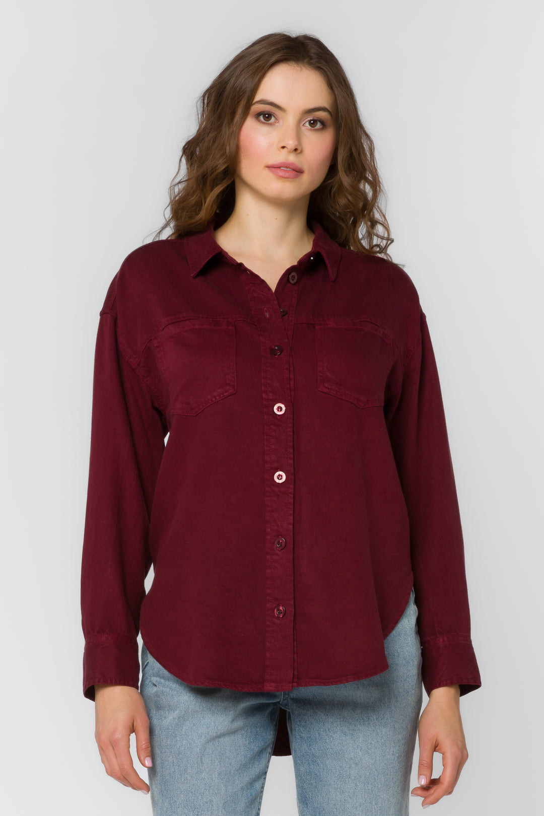 Braxton Bordeaux Shirt