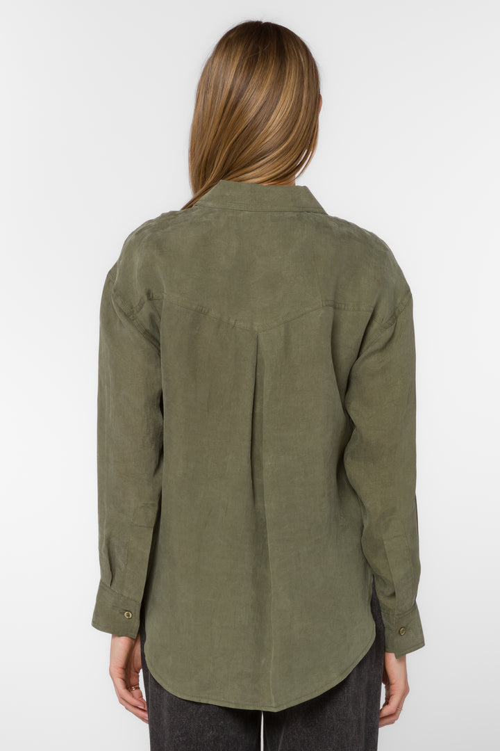 Braxton Olive Shirt - Tops - Velvet Heart Clothing
