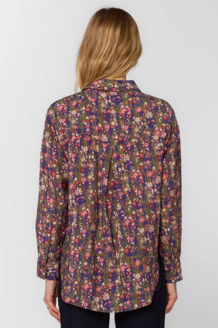Braxton Ditsy Greenery Shirt