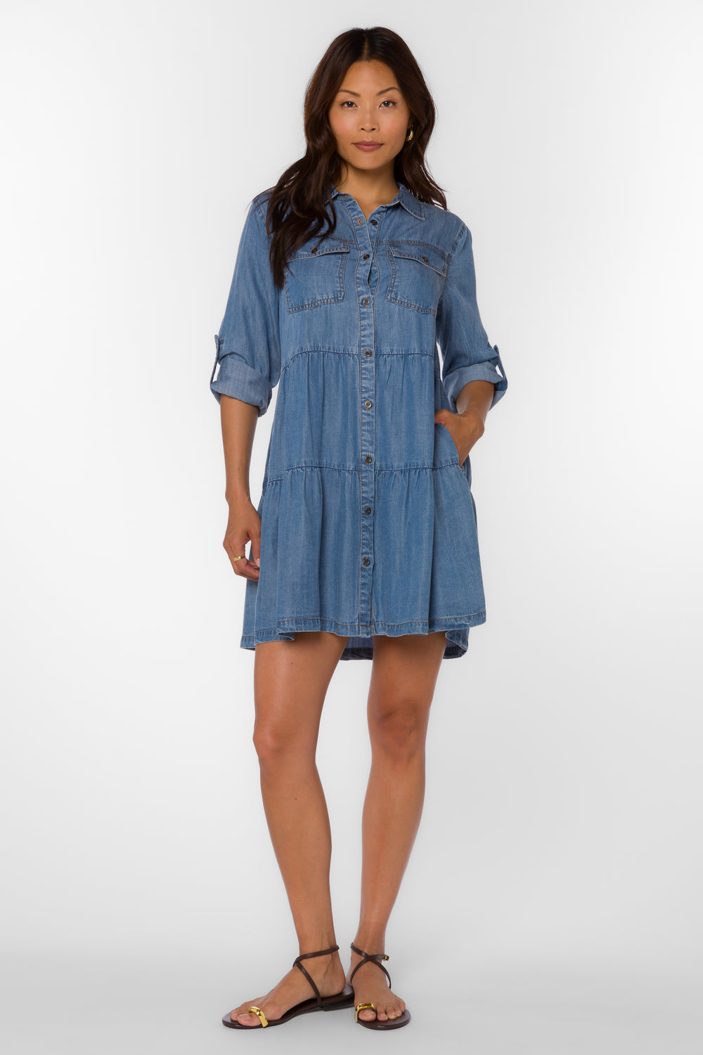 Bree Diesel Blue Dress - Dresses - Velvet Heart Clothing