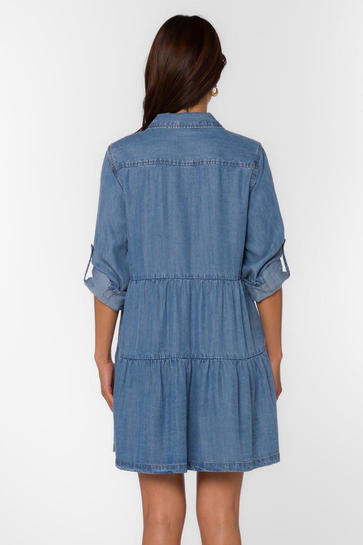 Bree Diesel Blue Dress - Dresses - Velvet Heart Clothing