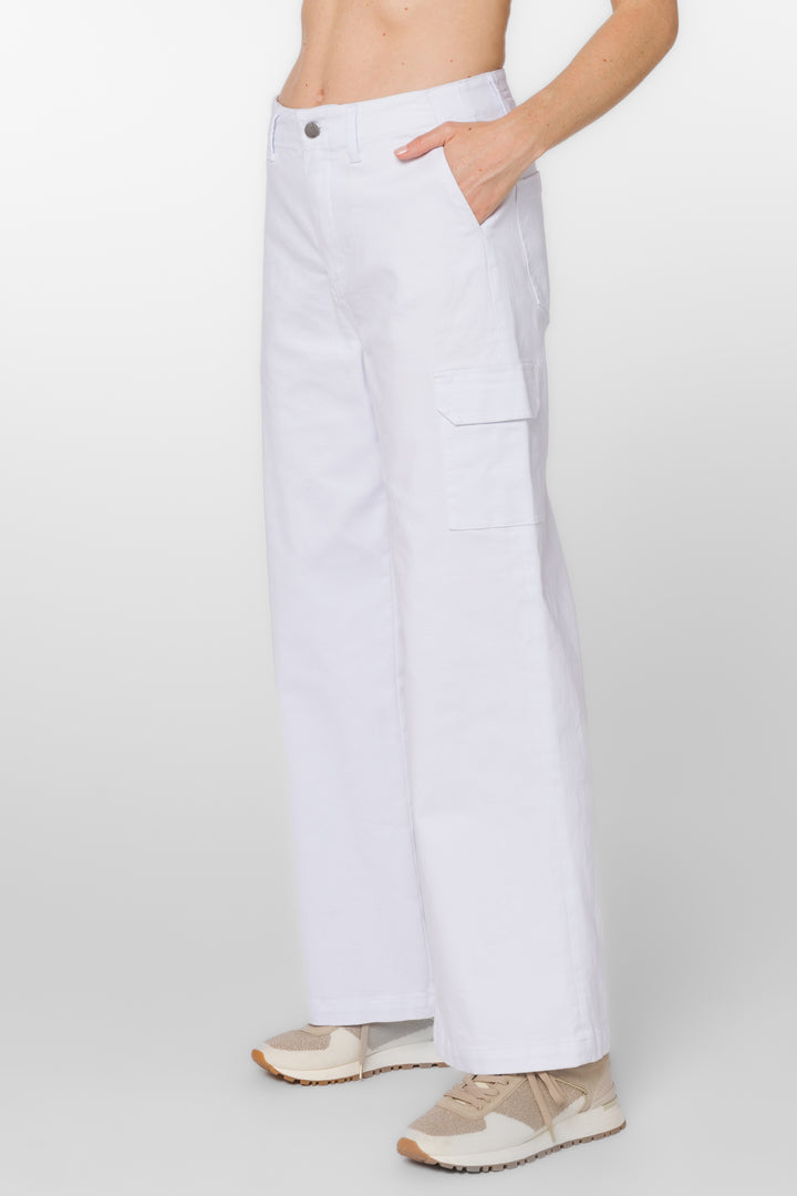 Bret Optic White Pants - Pants - Velvet Heart Clothing