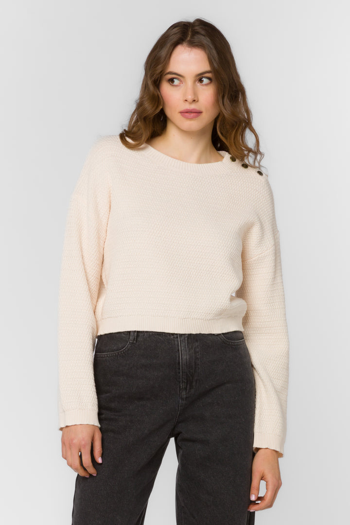 Carla Rice Flower Sweater