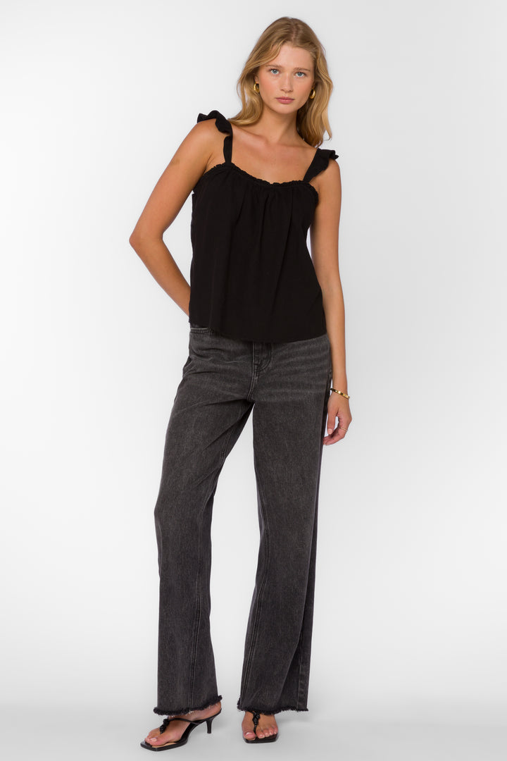 Carolyn Black Cami - Tops - Velvet Heart Clothing