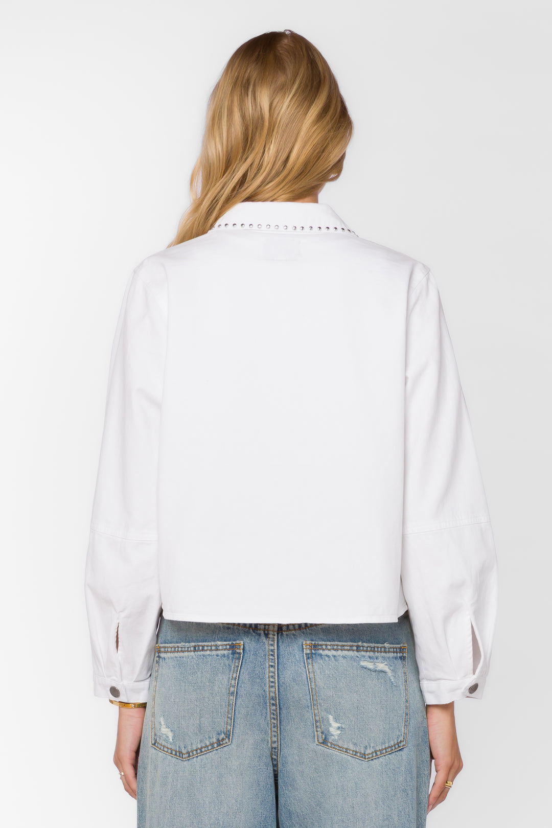 Cathy Optic White Jacket - Jackets & Outerwear - Velvet Heart Clothing