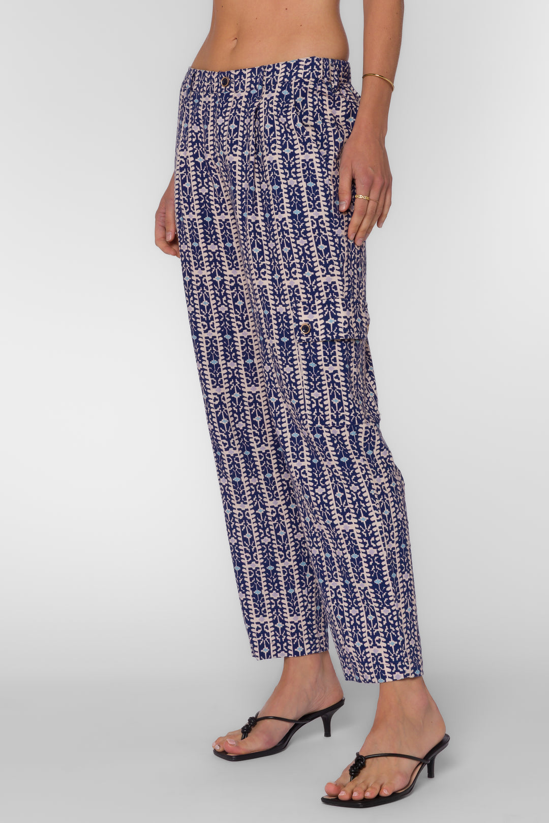 Celia Striped Geo Pants